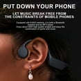 thumbnail image 4 of Auriculares de conducción ósea: auriculares de natación impermeables IPX8 con reproductor de MP3 incorporado, memoria de 32 G, auriculares de oído abierto Bluetooth 5.3, 4 of 7