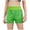Green, variant on Birthday Party Shorts for Boys, Slim Fit Elastic Waist Sequin Decorated Multi-color Summer Shorts, Breathable Polyester Blend, Machine Washable, Lightweight Comfort