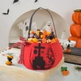thumbnail image 4 of LHNFT 2 Pcs Halloween Pumpkin Candy Bags Reusable Hand-Held Trick or Treat Candy Bag Gift Cloth Bags for Halloween Party Decorations Supplies, 4 of 6