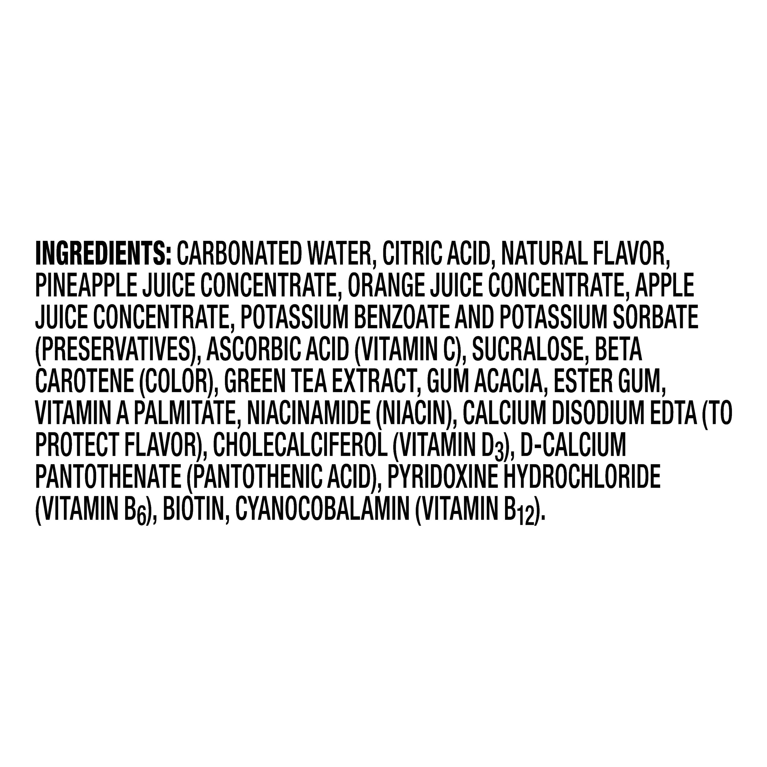 Clear American Pineapple Orange Sparkling Water, 17 fl oz Bottle