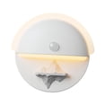 thumbnail image 3 of Lámpara de pared LED regulable, de bajo consumo y con sensor de movimiento. Blanco, 3 of 9