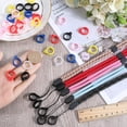 thumbnail image 3 of 1 box 5pcs 5 colors Nylon Cord Neck Straps Electronic Cigarette Lanyard Strap with Plastic & Silicone Findings and 36pcs 6 colors Silicone Pendant Mixed color, 3 of 6