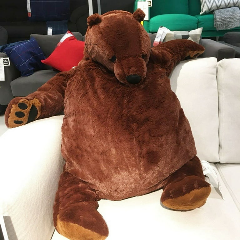 Giant Brown Bear Stuffed Plush Toy, Big Simulation DJUNGELSKOG
