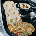 thumbnail image 3 of XYZCANDO Mixed Floral Pattern Car Seat Towel Covers Non-Slip for Gym Workout Travel, Soft Sweatproof Seat Covers Washable, 3 of 11