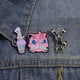 thumbnail image 3 of Pin esmaltado de Pokémon de Anime Jigglypuff Eevee Mewtwo, broche con insignia, ropa vaquera, bolsa, zapatos, Animal bonito, regalo de joyería para niños, juguete, 3 of 4