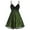 Green, variant on Fesfesfes Women's Gothic Dress Bat Belt Dress Halloween Party Dress Vintage Dress Festival Dress