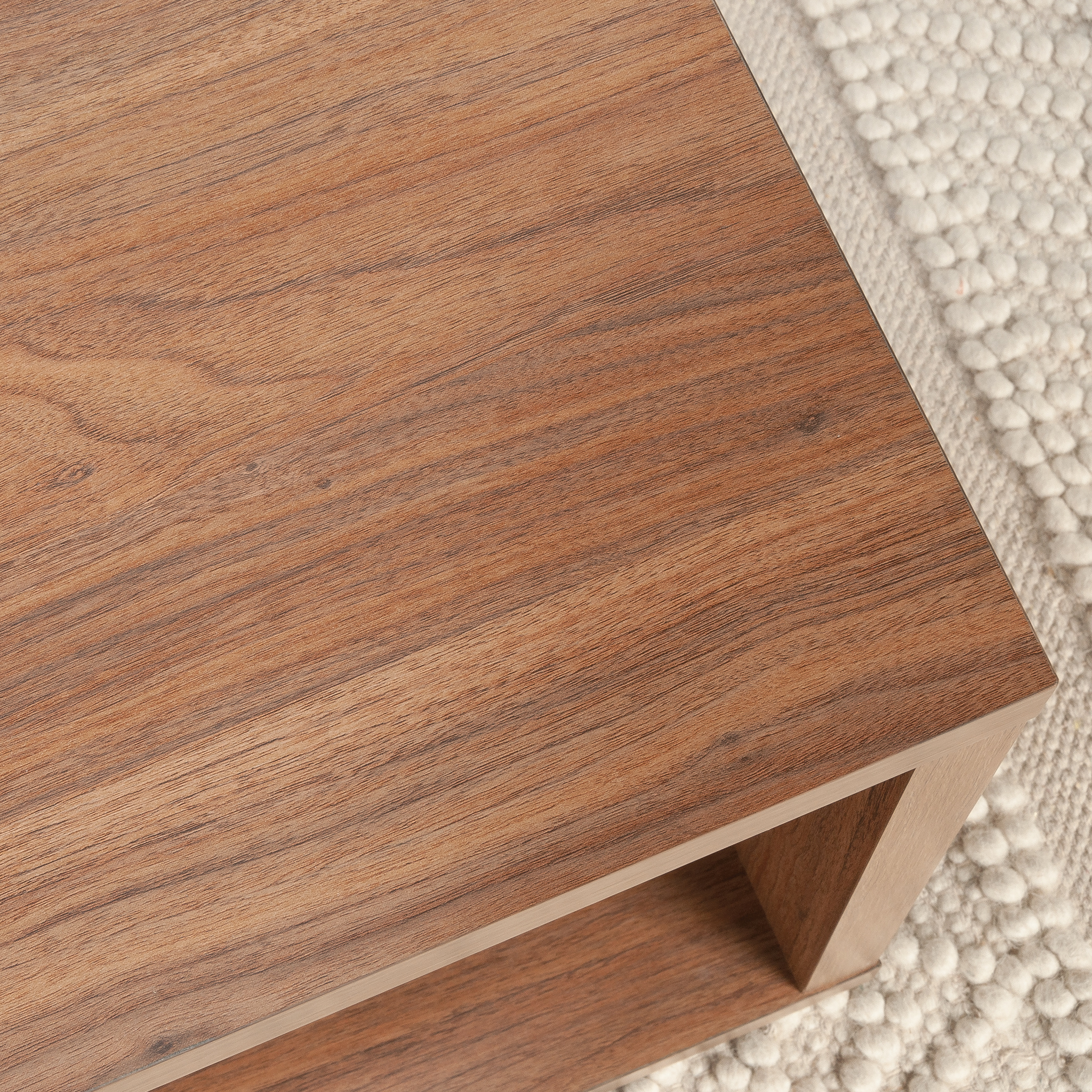 Mainstays Westley Coffee Table, Warm Walnut photo 7