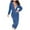 Light Blue, variant on Moxiu Womens Flannel Adult Onesie Pajamas Cute Ear Hooded Long Sleeve Zipper Front Rompers Functional But Flap Jumpsuit Winter Pink,XL
