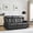 Black-PU, variant on Loveseat Recliner Sofa,3 Seater RV Recliner Couch, Manual Reclining Loveseat with Console for Living Room, Home Theater Seating with AC/USB C/USB and Drawer