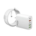 thumbnail image 1 of 5 En 1 Carga Rápida Cable Tipo C+cargador 1.5m Modelo Blanco, 1 of 4