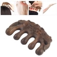thumbnail image 3 of Wood  Comb, Perfect Gift Wide  Tooth Comb Hair Care Green Sandalwood  Comb Teeth Multi Functional  for Neck Shoulder Hand, 3 of 8