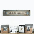 thumbnail image 7 of American Art Decor The Best is Yet to Come Inspirational Quote Wall Decor Sign , Brown - 5.75" H x 30" L x 1" D, 7 of 7