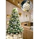 thumbnail image 3 of 30 Uds. Adornos de bolas de Navidad, adornos colgantes de boda festivos inastillables pintados en oro y blanco de 60MM decoración de árbol de Navidad brillar Electrónica, 3 of 5