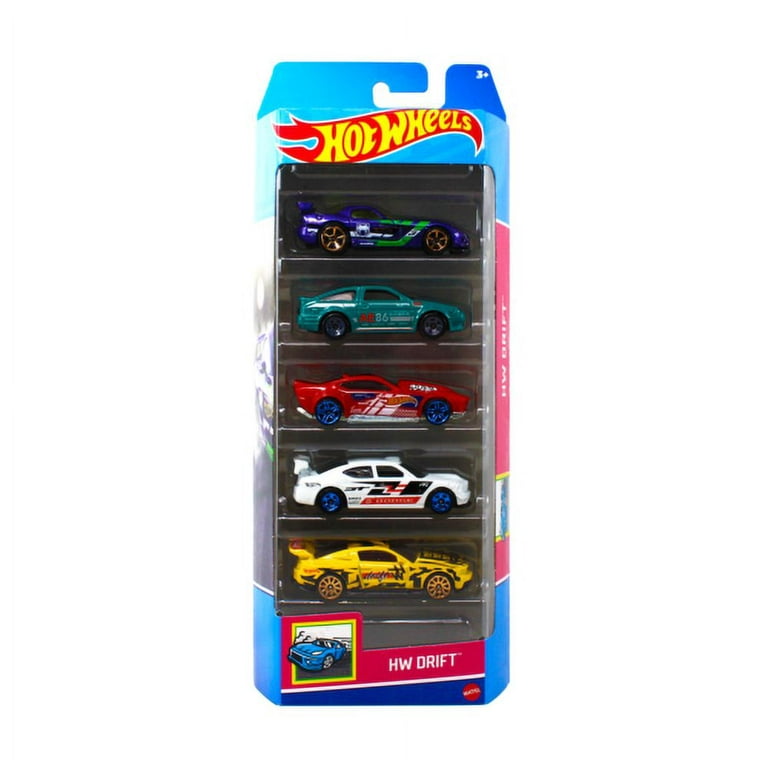 Mattel Hot Wheels HW DRIFT 5-Pack: Corolla, Viper, Charger
