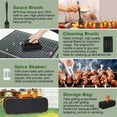 thumbnail image 2 of Griddle Accessories Kit, 43 Pcs Flat Top Grill Accessories Kit for Blackstone and Camp, Stainless Steel BBQ Tool Set with Spatula, Basting Cover, Scraper, Bottle, Tongs, Egg Rings & Carry Bag, 2 of 11