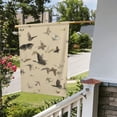 thumbnail image 3 of ZNDUO Vintage Old Fashioned Pattern Garden Flag, 12.5"x18" Double Sided Polyester Flag for Garden Farmhouse Patio Home Decor, 3 of 8