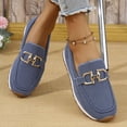 thumbnail image 5 of Women's Casual Loafers Comfortable Orthopedic Sneakers for Women Business Non-Slip Walking Fashion Retro Lightweight Penny Work Flats Loafer Slip On Shoes, 5 of 7