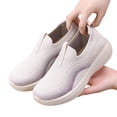 thumbnail image 4 of Soft Sole Comfort Slip On Shoes For Women, Casual Breathable Walking Flats, Lightweight Fashion Sneakers For Shopping Trips, 4 of 4