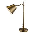 thumbnail image 1 of Hamilton Desk Lamp In Antique Brass With Matching Shade, 1 of 1