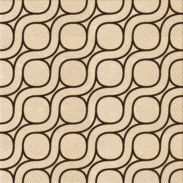 Ahgly Company Tapis d'Intérieur Lavable en Machine Carré Transitionnel Marron Clair, 8 Pieds Carré