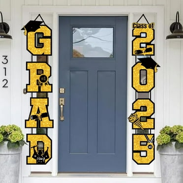 2024 Graduation Bunting Decorative Pull Flag Party Supplies for High