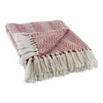 thumbnail image 1 of Design Imports CAMZ12554 50 x 60 Po Chevrons Bande Throw&44; Grange Rouge, 1 of 2