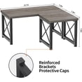 thumbnail image 3 of Honiter 2 Sets Desk Shelf, Desktop Organizer Shelf, 2 Tier Independent Stackable Desktop Shelves, Desktop Office Storage Rack Display Shelf, 3 of 17