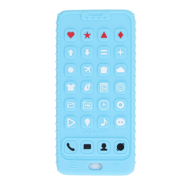 Soft Silicone Baby For Color Recognition And Hand Eye Coordination, Simulated Phone Shaped Sensory Toy For Oral Development