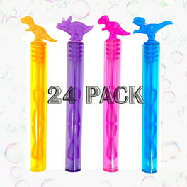 24 Pack Bubbles for Kids Party Favors Mini Bubble Wand Dinosour Bulk Toys Gifts for Toddler Boys Girls