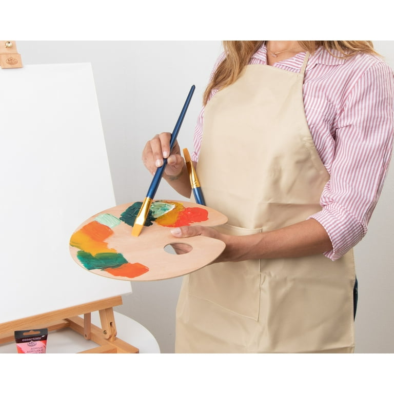 Royal & Langnickel - Essentials Beige Waterproof Painting and Crafting Apron Canvas, Unisex