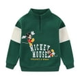 thumbnail image 2 of Disney Mickey Mouse Quarter Zip Sweatshirt and Jogger Pants Set (Boys), 2 Piece Set, Sizes 2T-7, 2 of 8