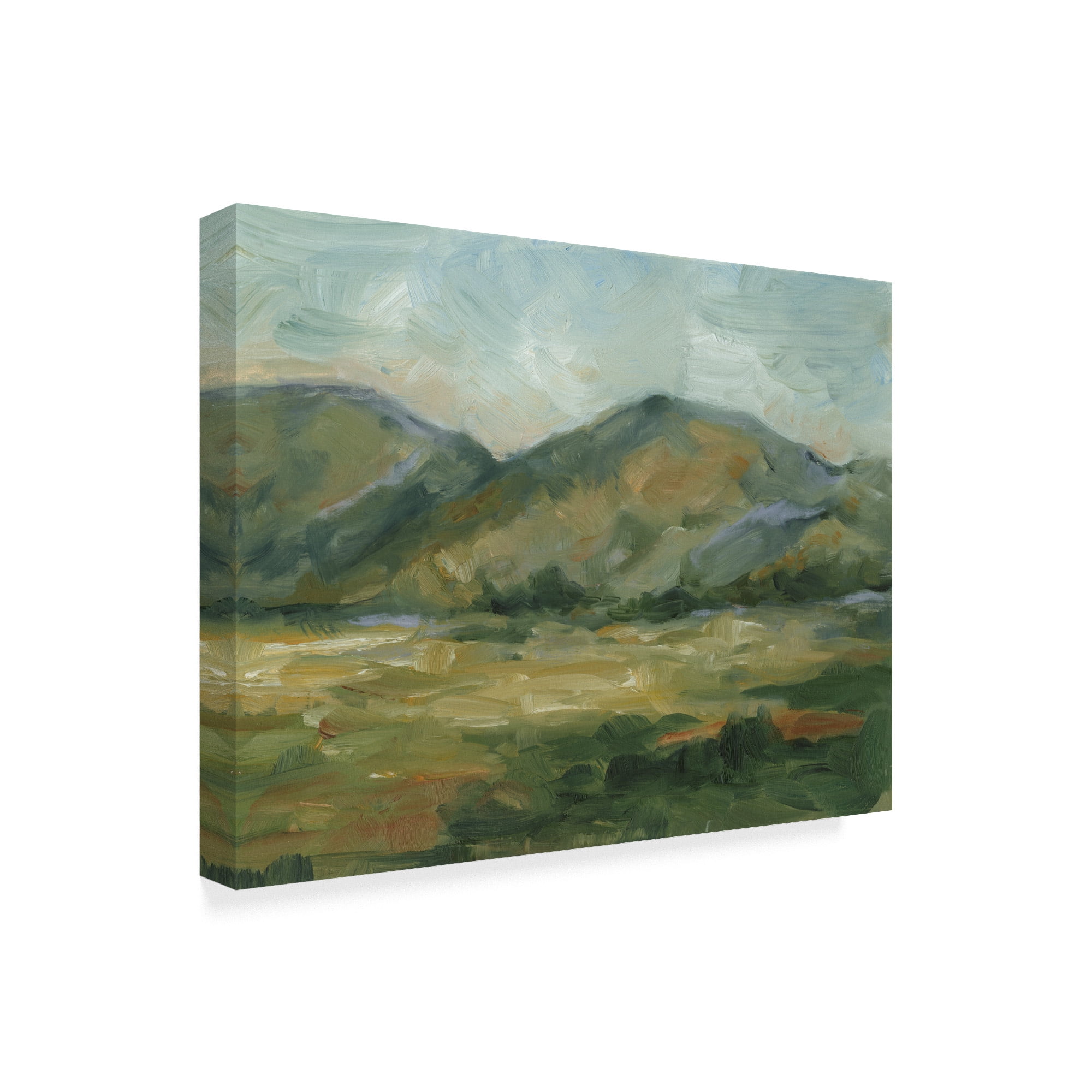 Trademark Fine Art 'Impasto Landscape II' Canvas Art by Ethan Harper