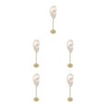 thumbnail image 2 of kurtrusly Earring Display Stand Human Ear Model Organizer Holder Showcase Stud Jewelry Right Ear White Height: 18cm 5Set, 2 of 6