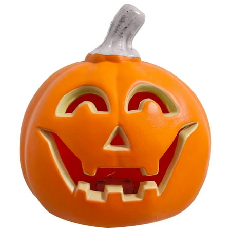 Glow-In-The-Dark Halloween Pumpkins Outdoor Decorations Indoor Party Scene Spooky Glowing Hollowed Pumpkins Festive Yard Display 12.8