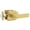 Brushed Gold-Privacy-1, variant on Brushed Nickel Passage 1 Pack Square Interior Door Lever