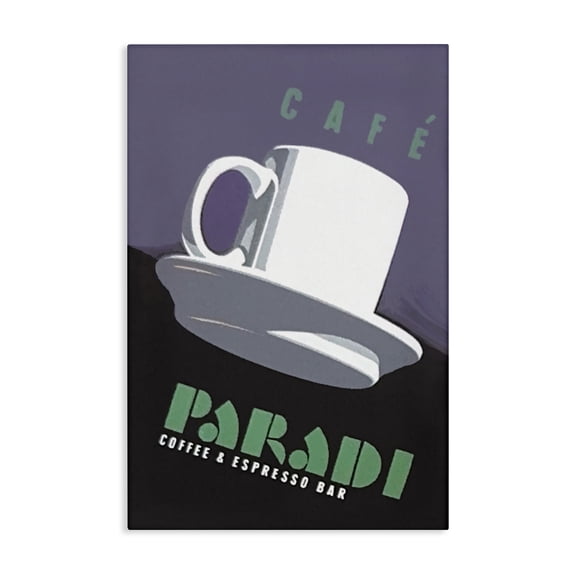 Stupell Industries Art Deco Paradi Coffee & Espresso Canvas Art, 16 x 24, by Jadei Graphics