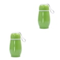 thumbnail image 4 of Toystoory Taza aislada Botella de bebida Frasco de vacío 300ML Mano de obra fina Artesanía multipropósito Sin fugas Patrones lindos Taza de Verde 2piezas, 4 of 6