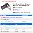 thumbnail image 2 of Rear ABS Speed Sensor - Compatible with 1995 - 1999 Chevy C1500 1996 1997 1998, 2 of 2