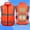 Red, variant on Busydd Mens Sun Jacket with Fan USB Charging Sleeveless Sun Protection Jackets for Men Summer Cool Sun Shirts for Men Outdoor Full Zip Vest with Pockets S-4XL