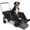 Black dog cart-6 wheels, variant on REDCAMP Removable Canopy for Dog Wagon Attachment, Wagon Shade Cover for Dog Stroller, Detachable Replacement Accessory, Black