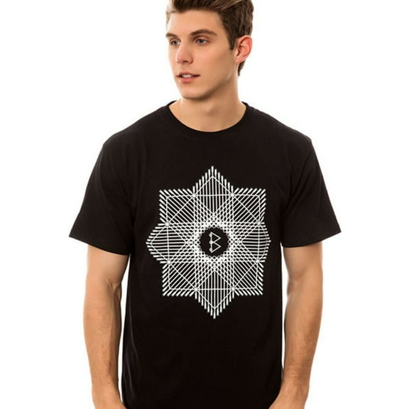 Black Scale Mens The Octo, Tredic Graphic T-Shirt, Black, Small