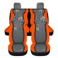 thumbnail image 2 of KUIFORTI Gray Leopard Car Seat Covers Full Set, Automotive Seat Covers Accessories Breathable Front Car Seat Cover Pack of 4 Car Seat Protector Cushion Pad Mat Easy to Install, 2 of 7