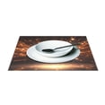 thumbnail image 3 of Ryvnso Placemats Set of 4 A Bird Flying Dining Mats Heat-Resistant Non-Slip Washable Table Mat, 3 of 8