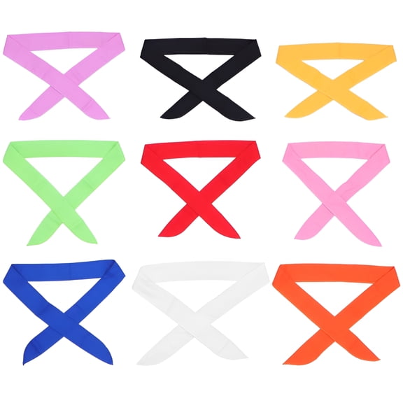 AUQ 2026 New 9 Pcs Chilling Neck Wrap Gel Cooling Scarves Fitness Sports Towel Cooling Towels Cooling Neck Wraps for Outdoor Activities, Workouts, Running, Hiking, Hot Weather, Sports Events