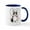 White/Navy Inside, variant on CafePress - Pembroke Welsh Corgi Mug - 11 oz Ceramic Mug - Novelty Coffee Tea Cup