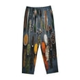 thumbnail image 4 of Sigee Various Herbs And Spices In Spoons Print Women's Soft Pajama Pants - Breathable and Comfortable Lounge Sleep Bottoms with Elastic Waistband and Pockets-Large, 4 of 9