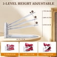 thumbnail image 4 of Organizador de zapatos TOOKNIN ajustable de 12 unidades transparente, 4 of 9