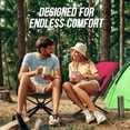 thumbnail image 4 of Adjustable Portable Camping Chair RiseLite Lightweight Compact Folding Chair for Adults, Collapsible Camp Chairs That Folds Up Small, Easy Carry for Travel, Outdoor, Sports, Backpacking, Hiking, 4 of 6