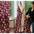 thumbnail image 5 of Soimoi Cotton Voile Fabric Floral & Owl Cartoon Print Sewing Fabric Yard 42 Inch Wide, 5 of 7