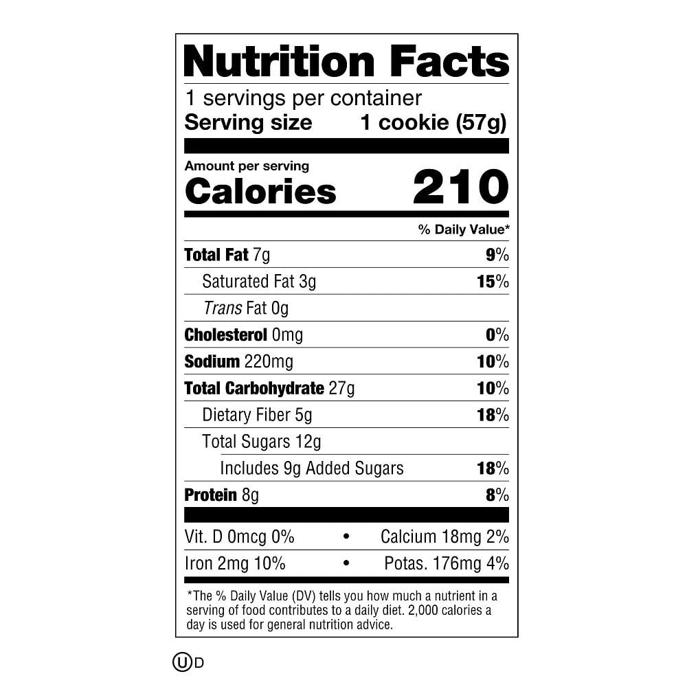 Lenny & Larry's The Complete Cookie, Double Chocolate, 2oz, 12ct - Plant-Based Protein Cookies, Vegan and Non-GMO